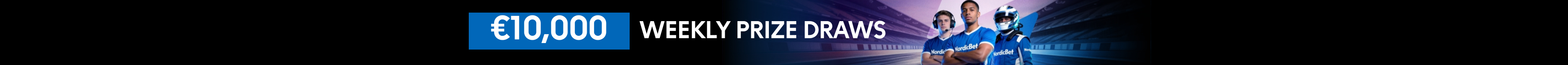 €10,000 Weekly Cash Prize Draws