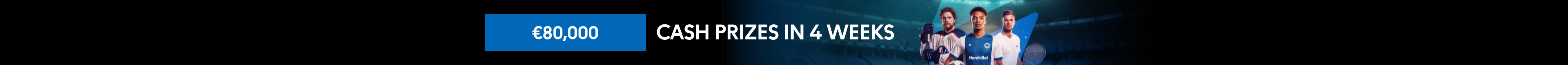 €20,000 Weekly Cash Prize Draws