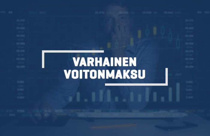 Varhainen voitonmaksu - Vedonlyöntiopas