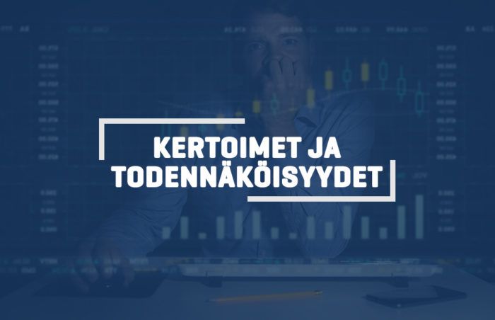 kertoimet ja todennäköisyydet - vedonlyöntiopas